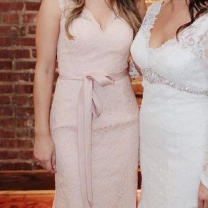 Pink Bridesmaid’s Dress